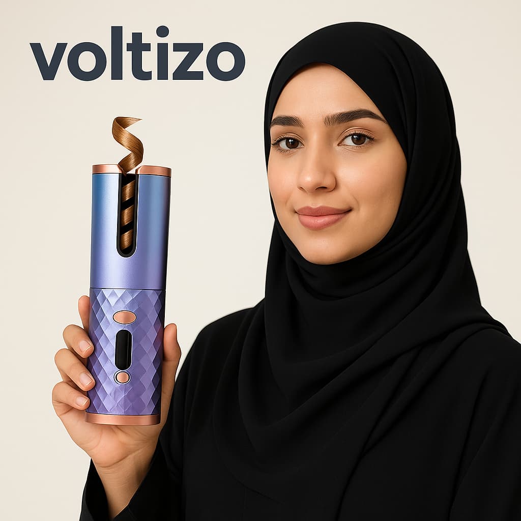 تجعيد الشعر في أي مكان وزمان! ✨ جهاز تجعيد الشعر اللاسلكي التلقائي بزر واحد – محمول وخالي من التشابك | شحن مجاني 🔥